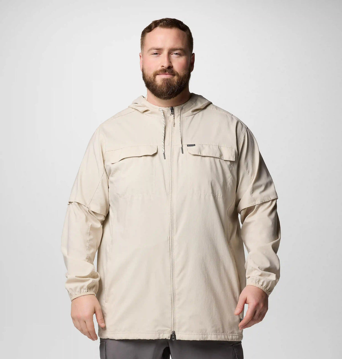 Men's Skien Valley Hooded Long Sleeve Shirt - Big