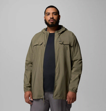 Men's Skien Valley Hooded Long Sleeve Shirt - Big