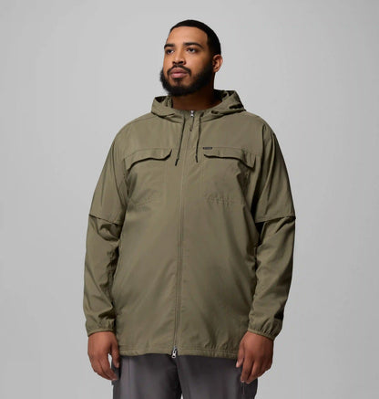 Men's Skien Valley Hooded Long Sleeve Shirt - Big