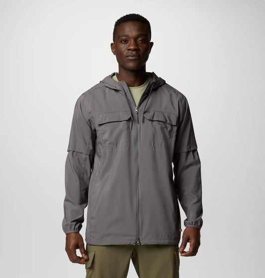 Men's Skien Valley Hooded Long Sleeve Shirt - Tall