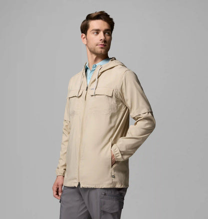 Men's Skien Valley Hooded Long Sleeve Shirt - Tall