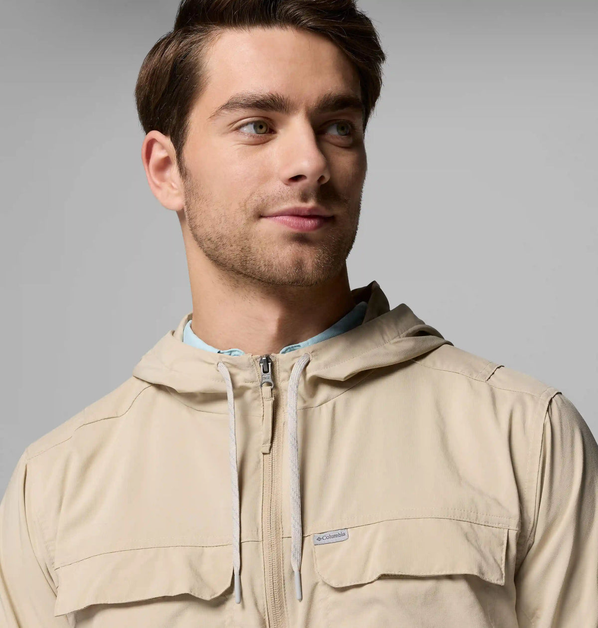 Men's Skien Valley Hooded Long Sleeve Shirt - Tall