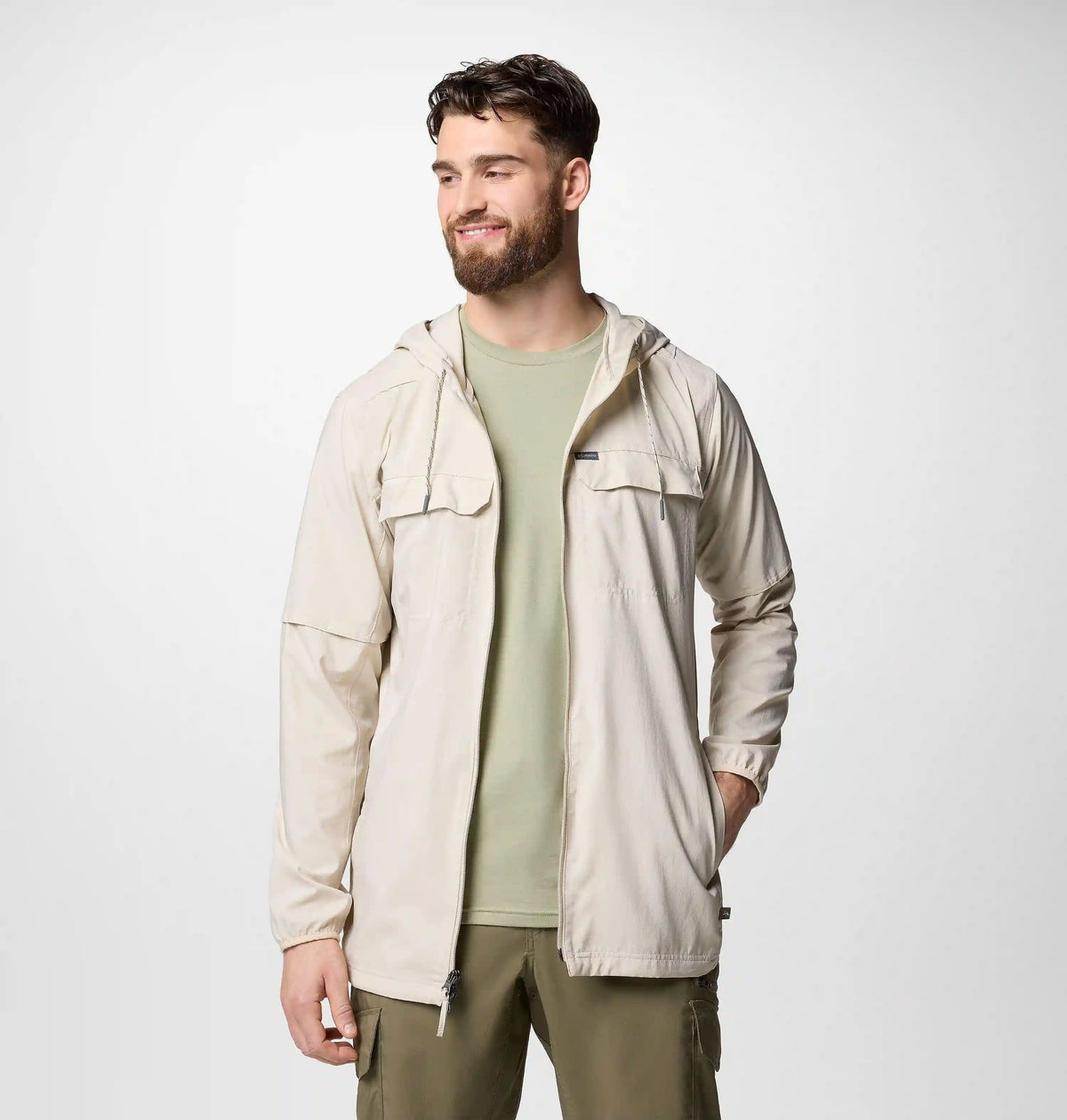 Men's Skien Valley Hooded Long Sleeve Shirt - Tall