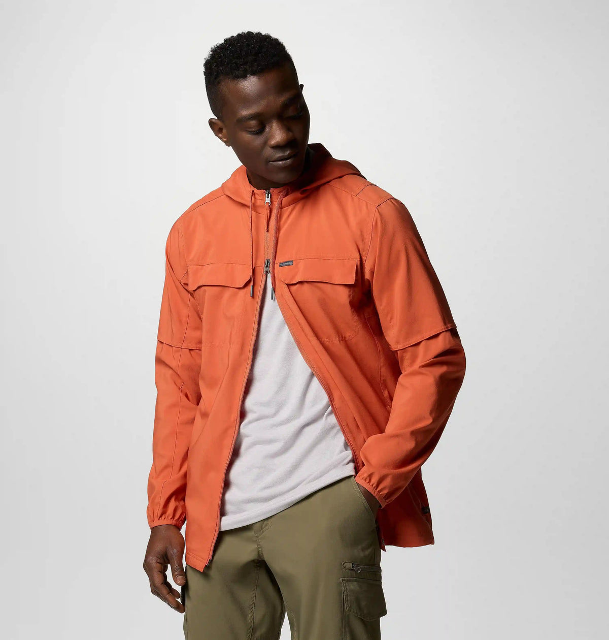 Men's Skien Valley Hooded Long Sleeve Shirt - Tall