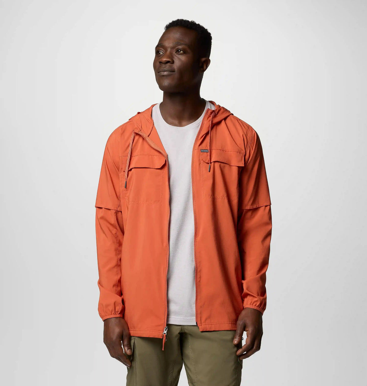 Men's Skien Valley Hooded Long Sleeve Shirt - Tall