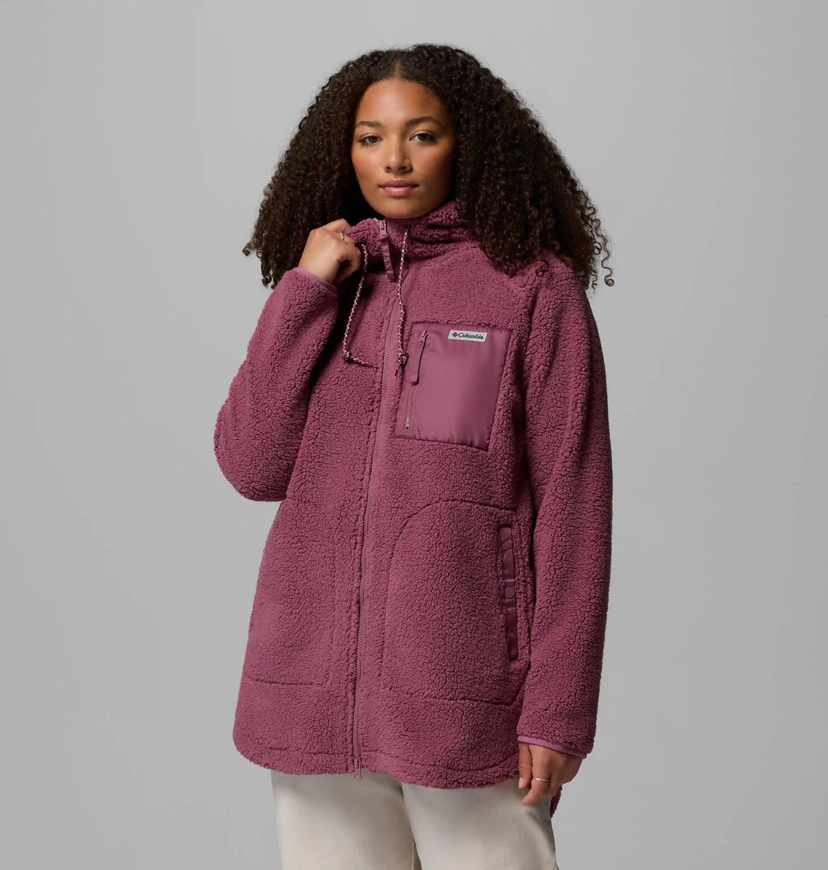 Women's Winter Warmth Full Zip Hoodie - Plus Size