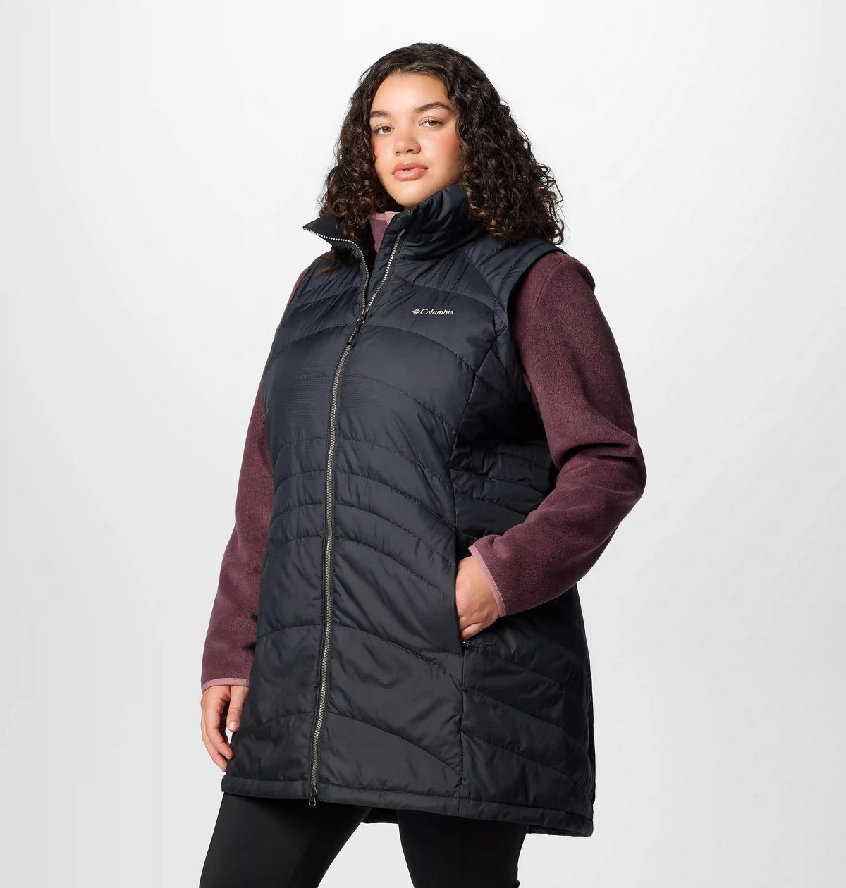 Women's Karis Gale Long Vest - Plus Size