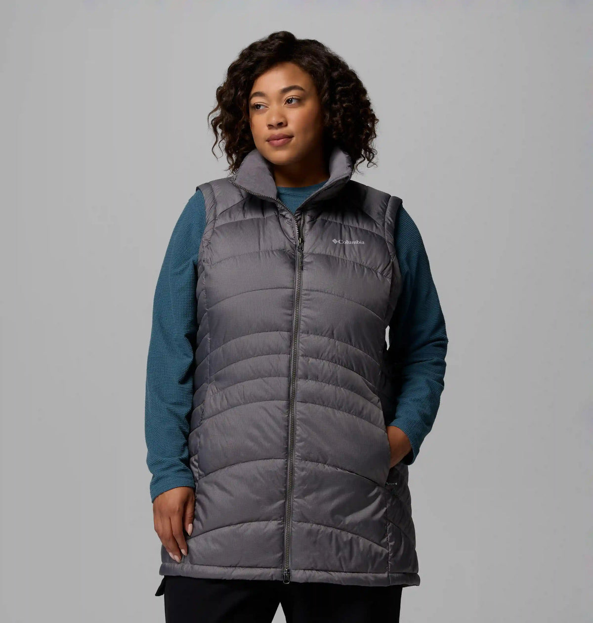 Women's Karis Gale Long Vest - Plus Size