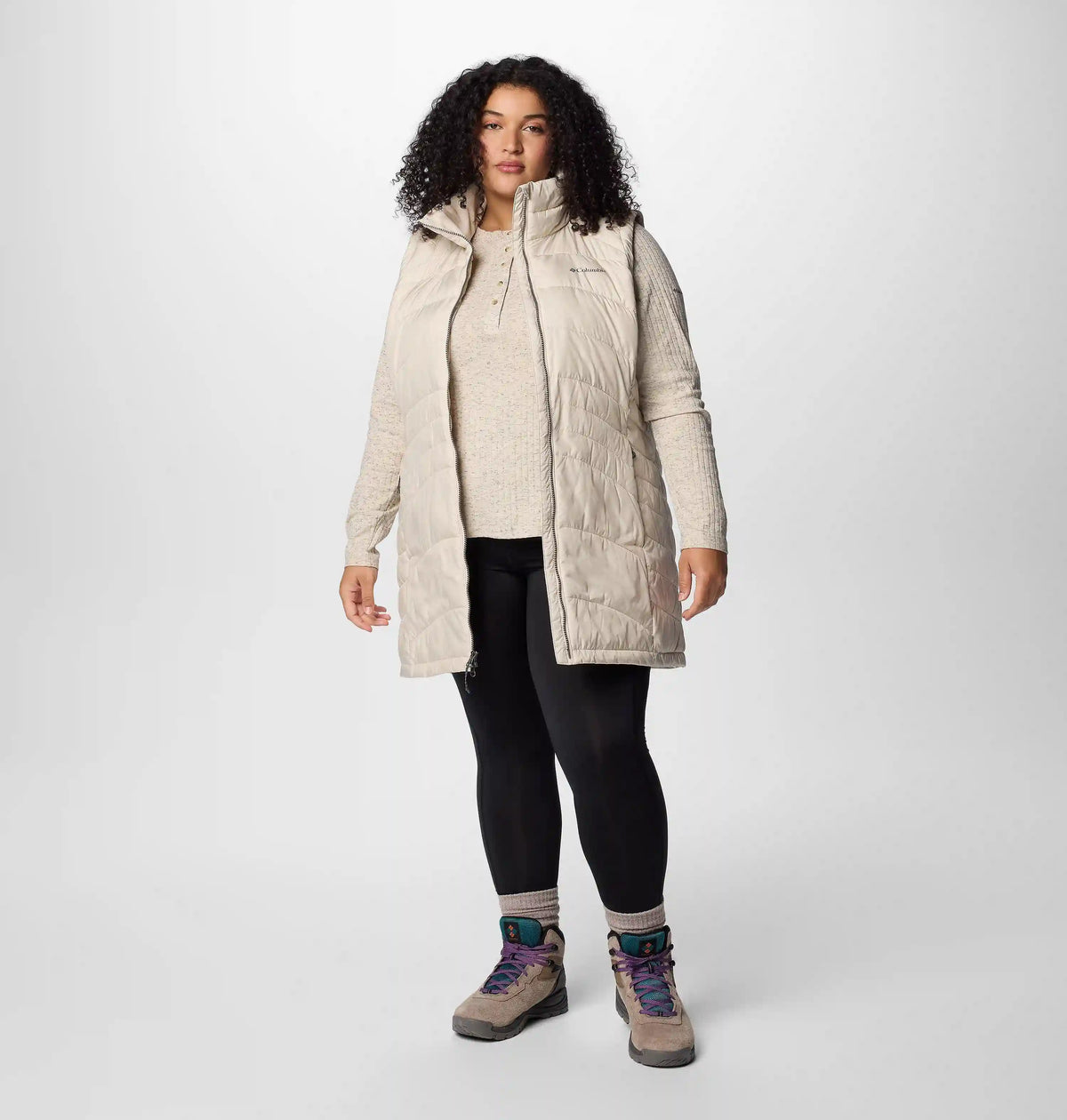 Women's Karis Gale Long Vest - Plus Size