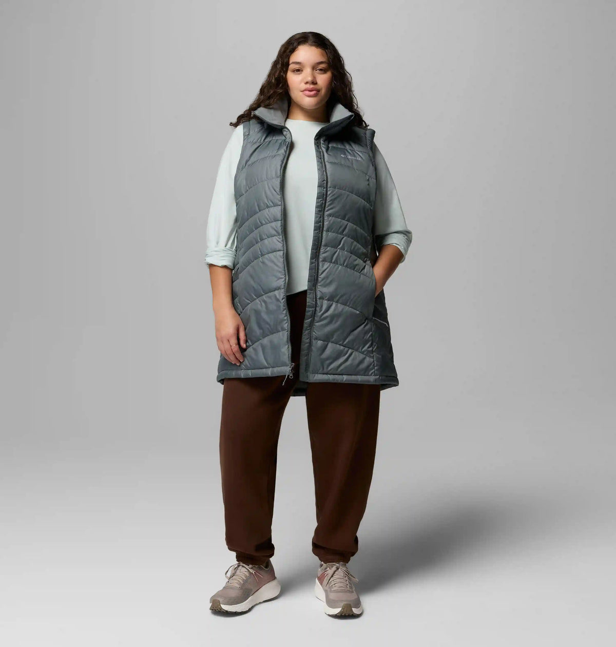 Women's Karis Gale Long Vest - Plus Size