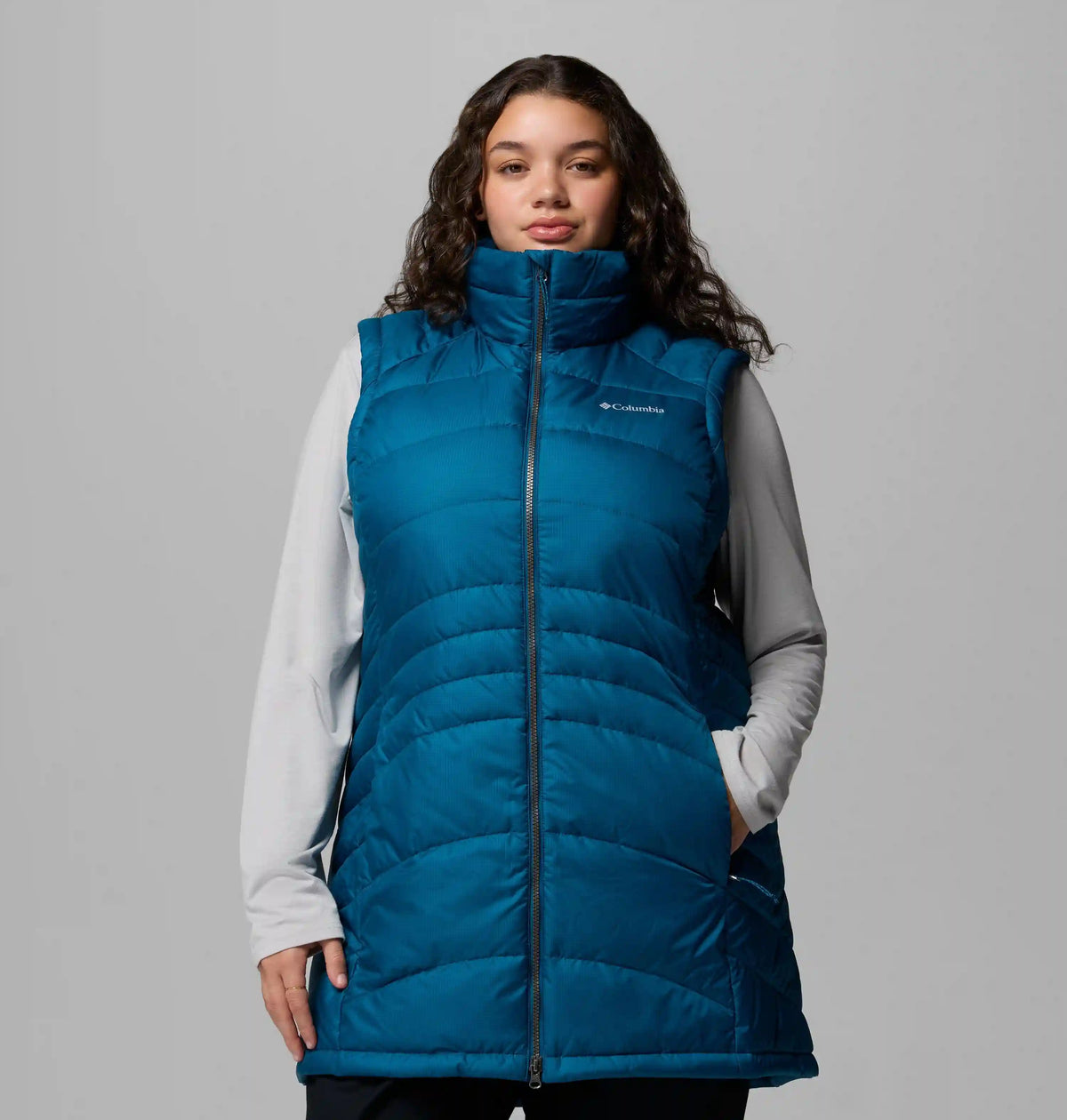 Women's Karis Gale Long Vest - Plus Size