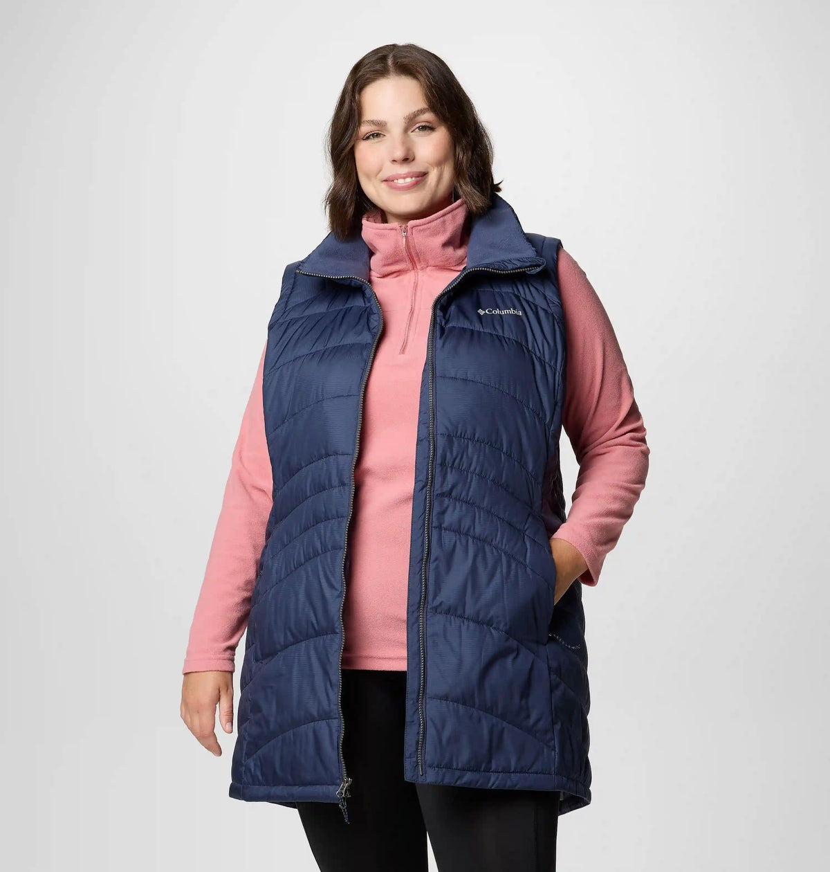 Women's Karis Gale Long Vest - Plus Size