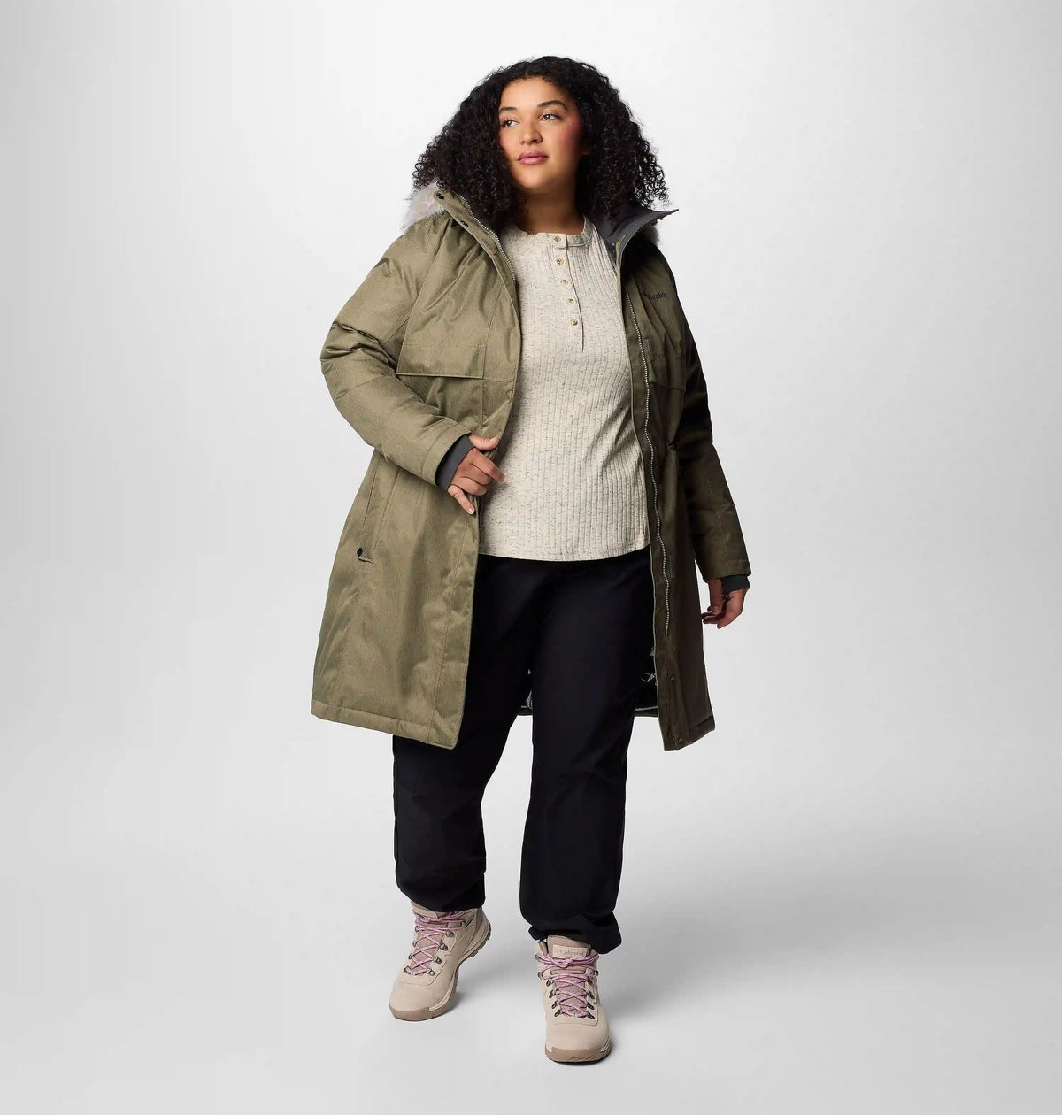Women's Apres Arson II Winter Long Down Jacket - Plus Size