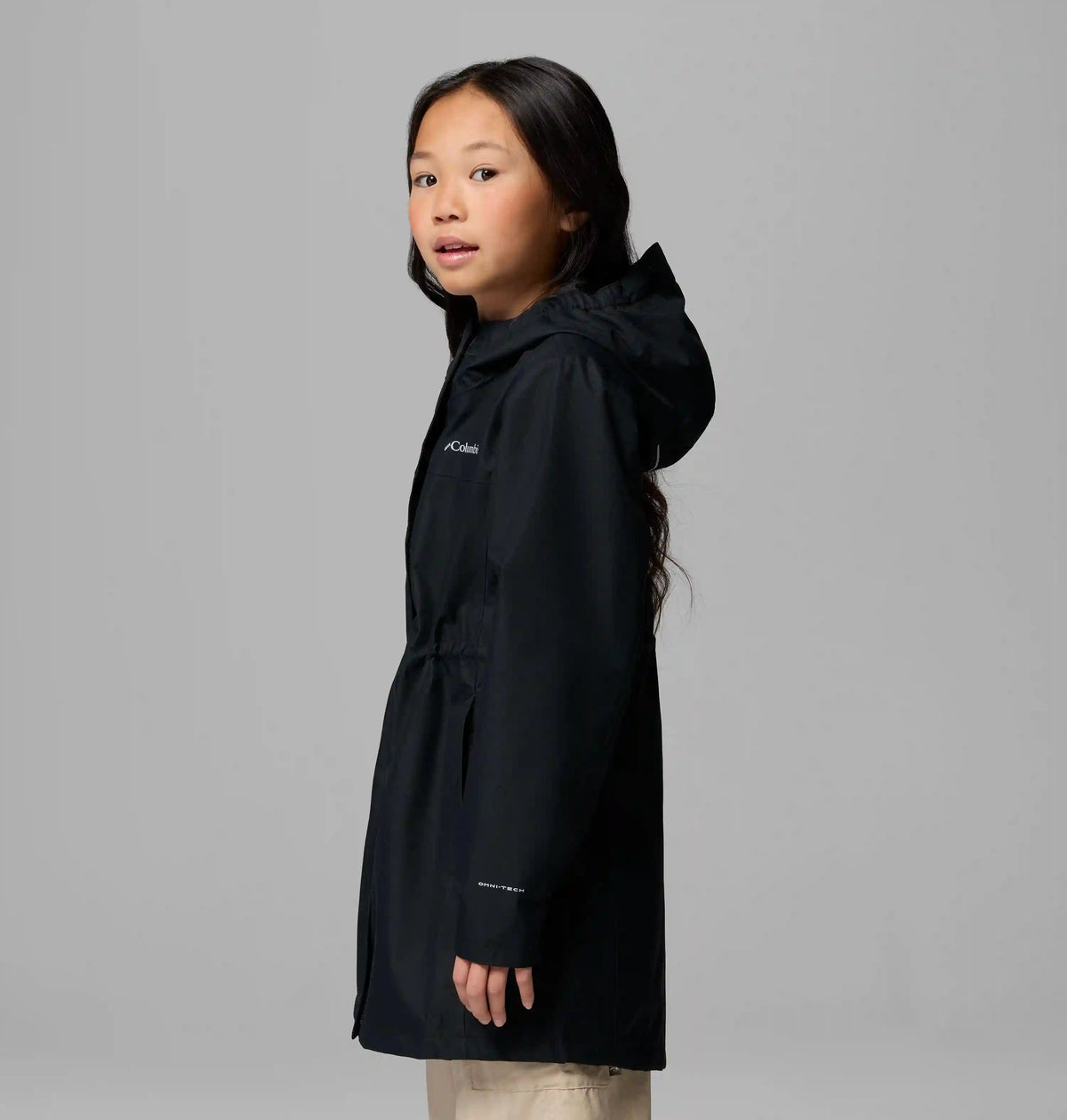 Girls' Hikebound Long Rain Jacket