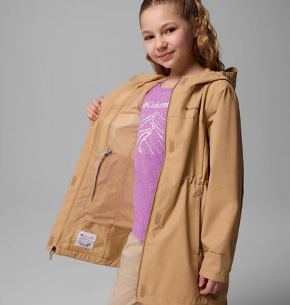Girls' Hikebound Long Rain Jacket