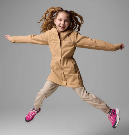 Girls' Hikebound Long Rain Jacket