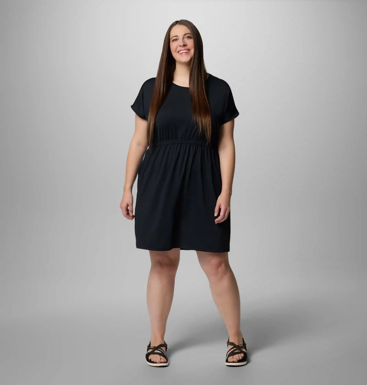 Women's Chill River Short Sleeve Dress - Plus Size