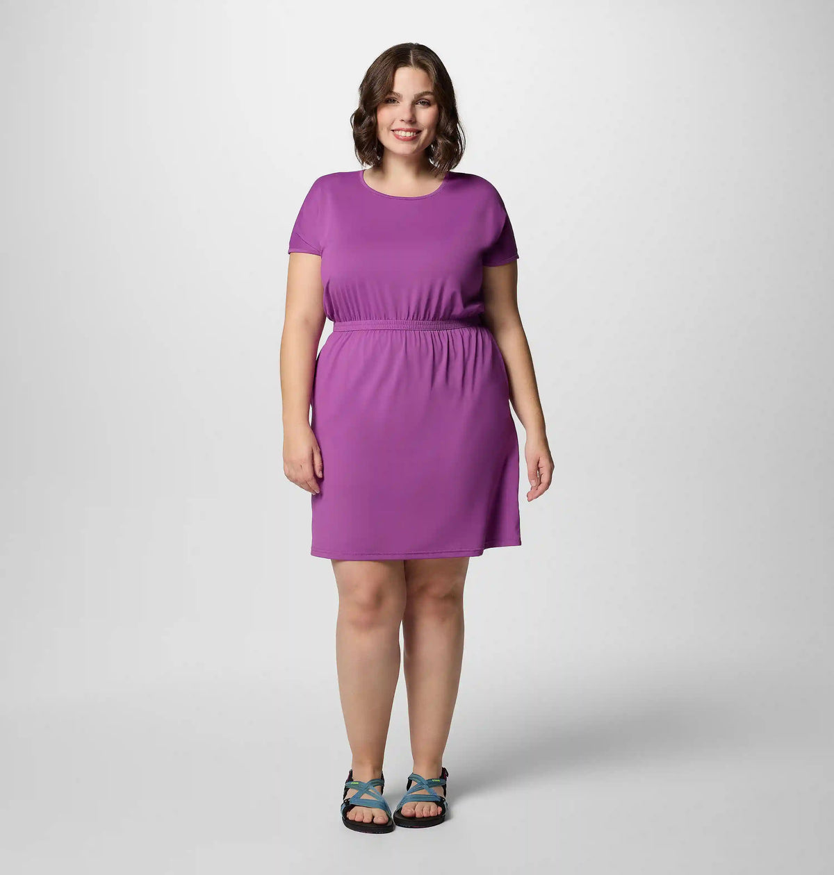 Women's Chill River Short Sleeve Dress - Plus Size