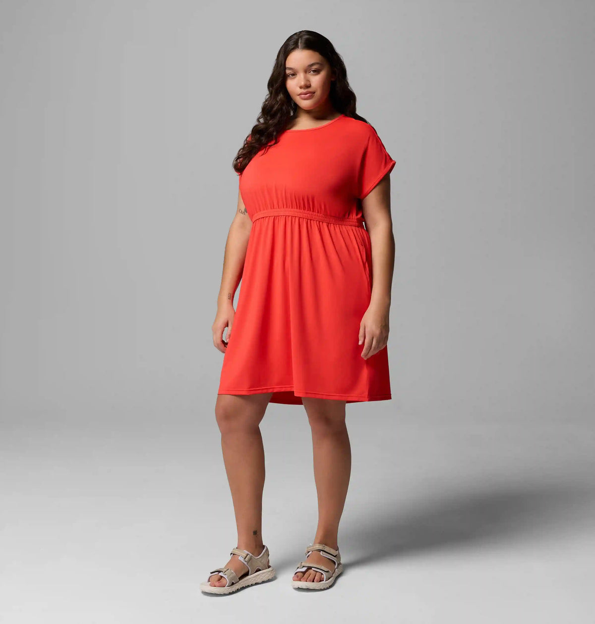 Women's Chill River Short Sleeve Dress - Plus Size