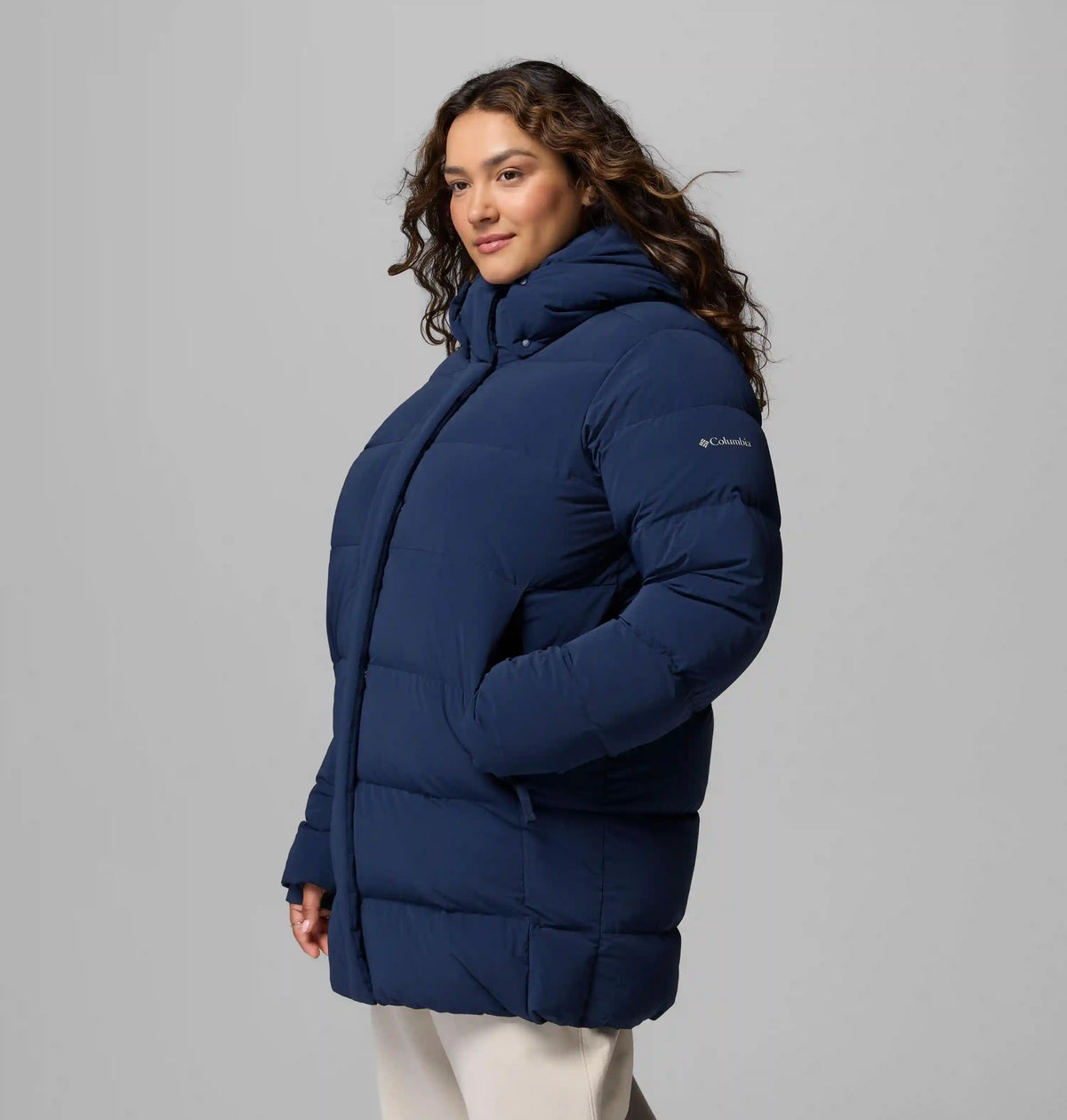 Women's Amaze Puff Mid Hooded Jacket - Plus Size