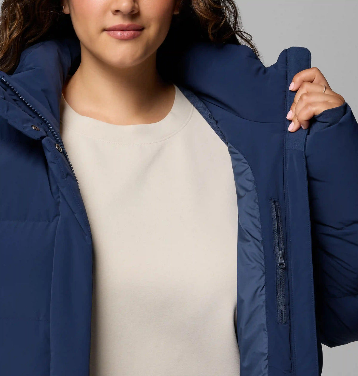 Women's Amaze Puff Mid Hooded Jacket - Plus Size
