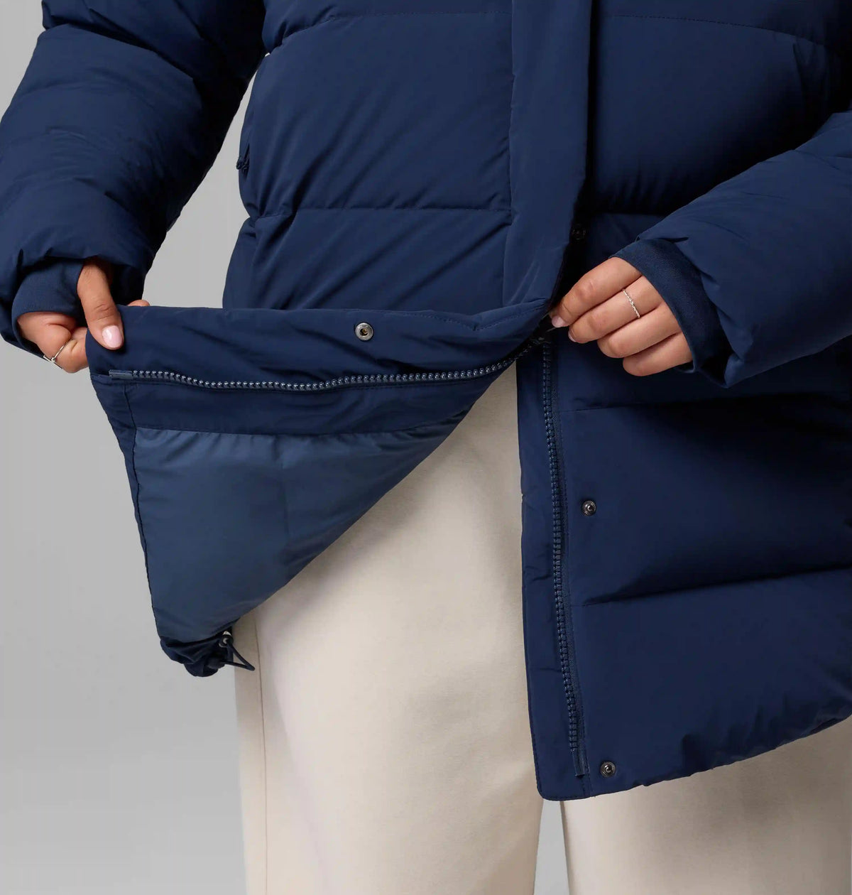 Women's Amaze Puff Mid Hooded Jacket - Plus Size