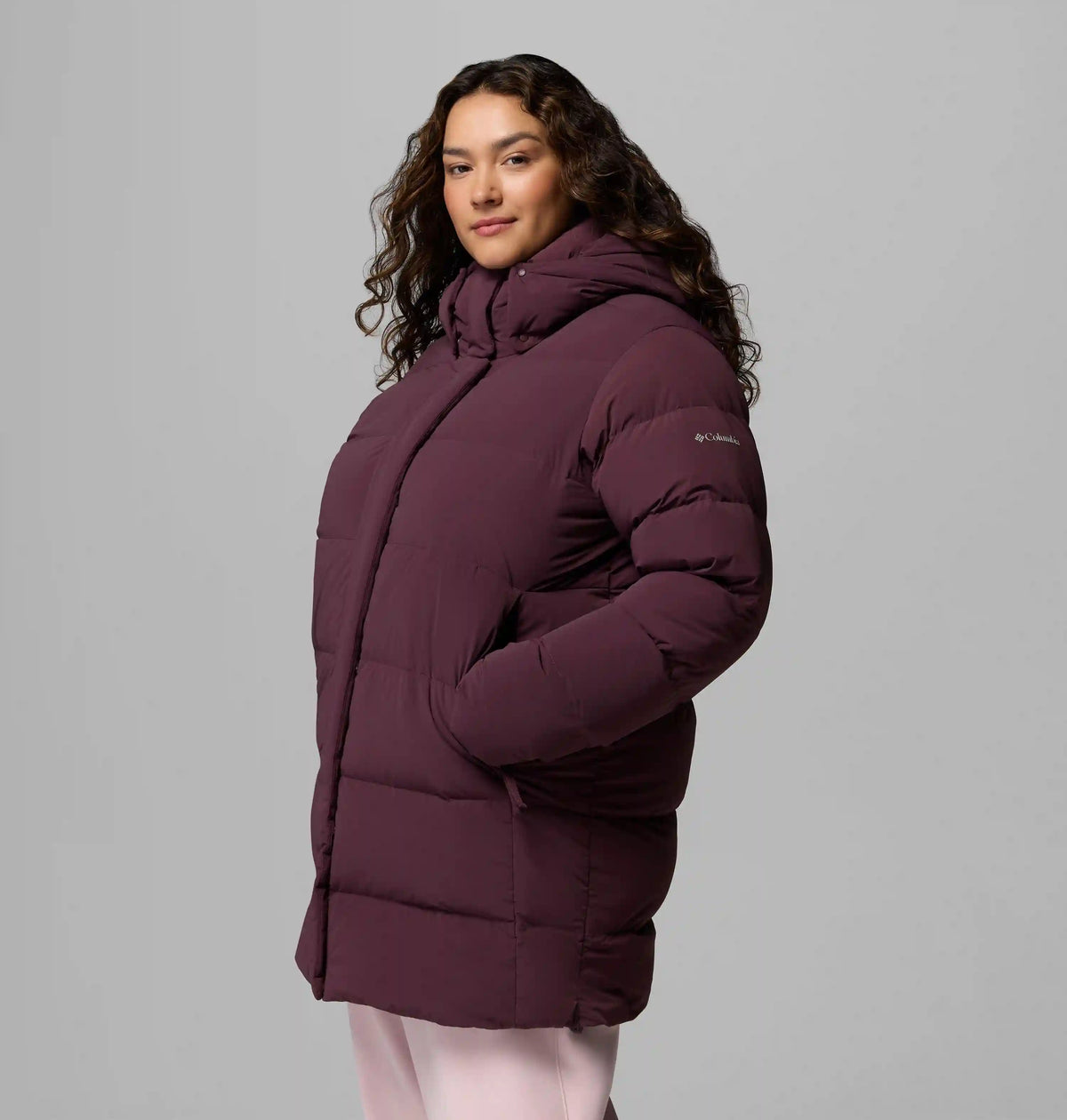Women's Amaze Puff Mid Hooded Jacket - Plus Size