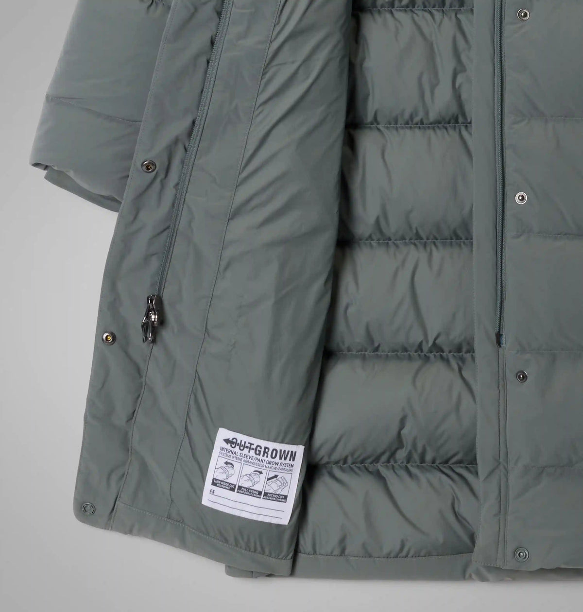 Girls' Amaze Puff Long Hooded Jacket