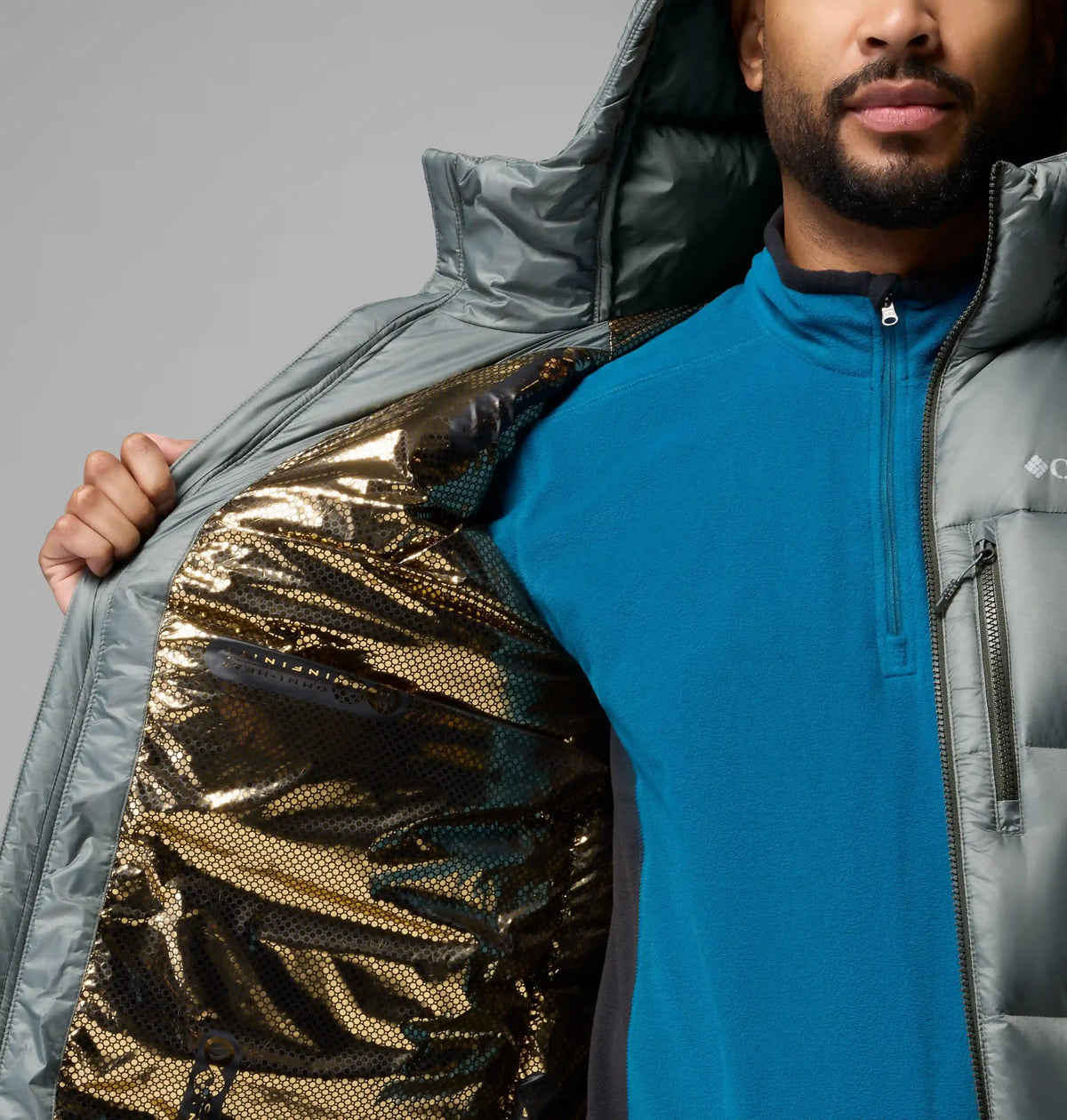 Men's Cloudview Down Hooded Jacket