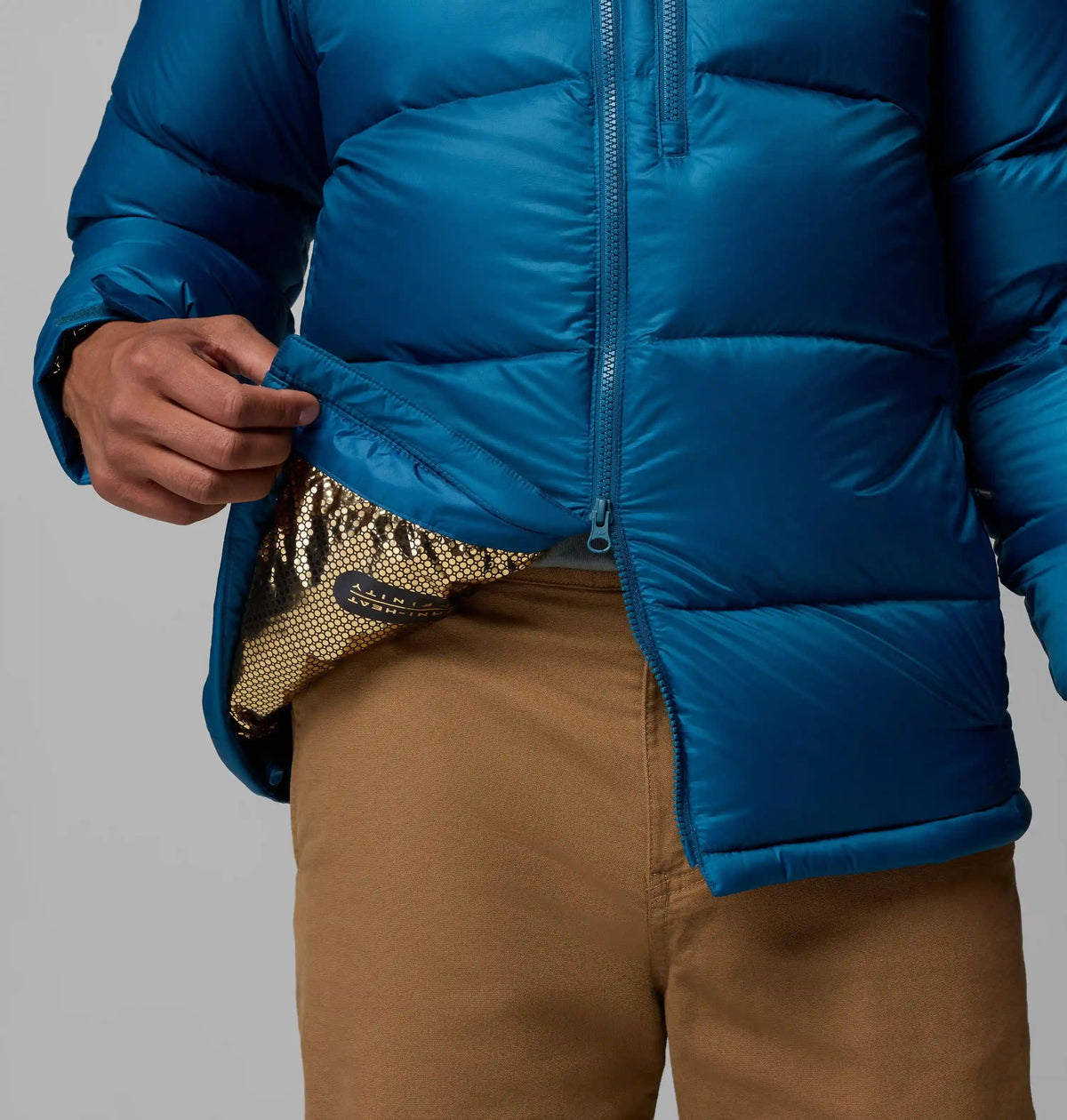Men's Cloudview Down Hooded Jacket