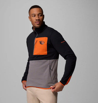 Men's Collegiate Columbia Hike Half Zip Jacket - Oregon State
