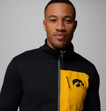 Men's Collegiate Columbia Hike Half Zip Jacket - Iowa
