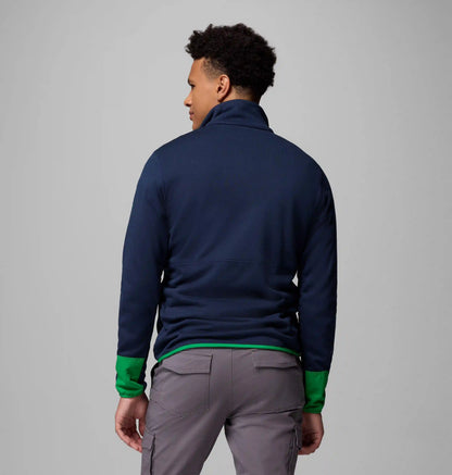 Men's Collegiate Columbia Hike Half Zip Jacket - Notre Dame