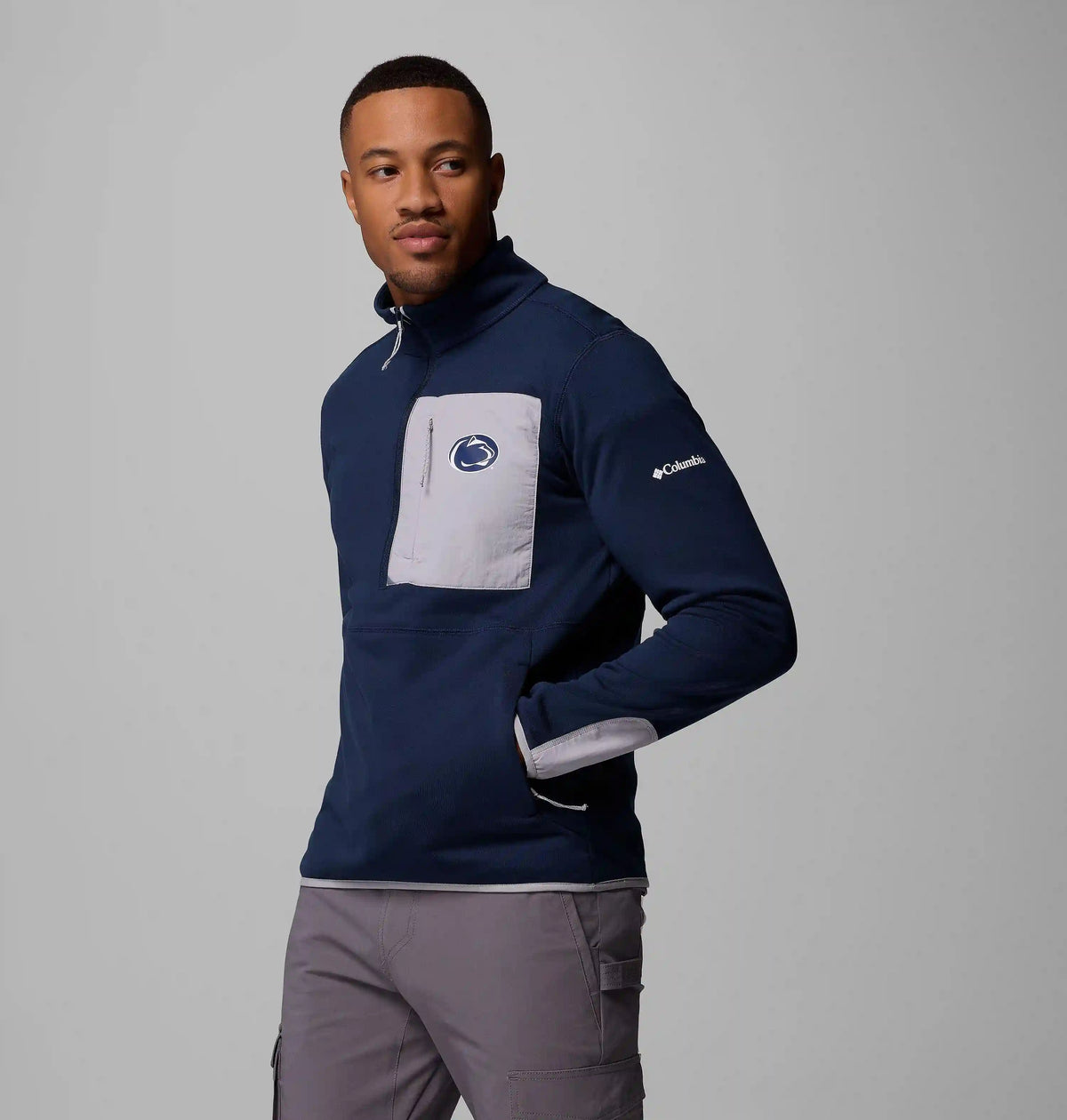 Men's Collegiate Columbia Hike Half Zip Jacket - Penn State