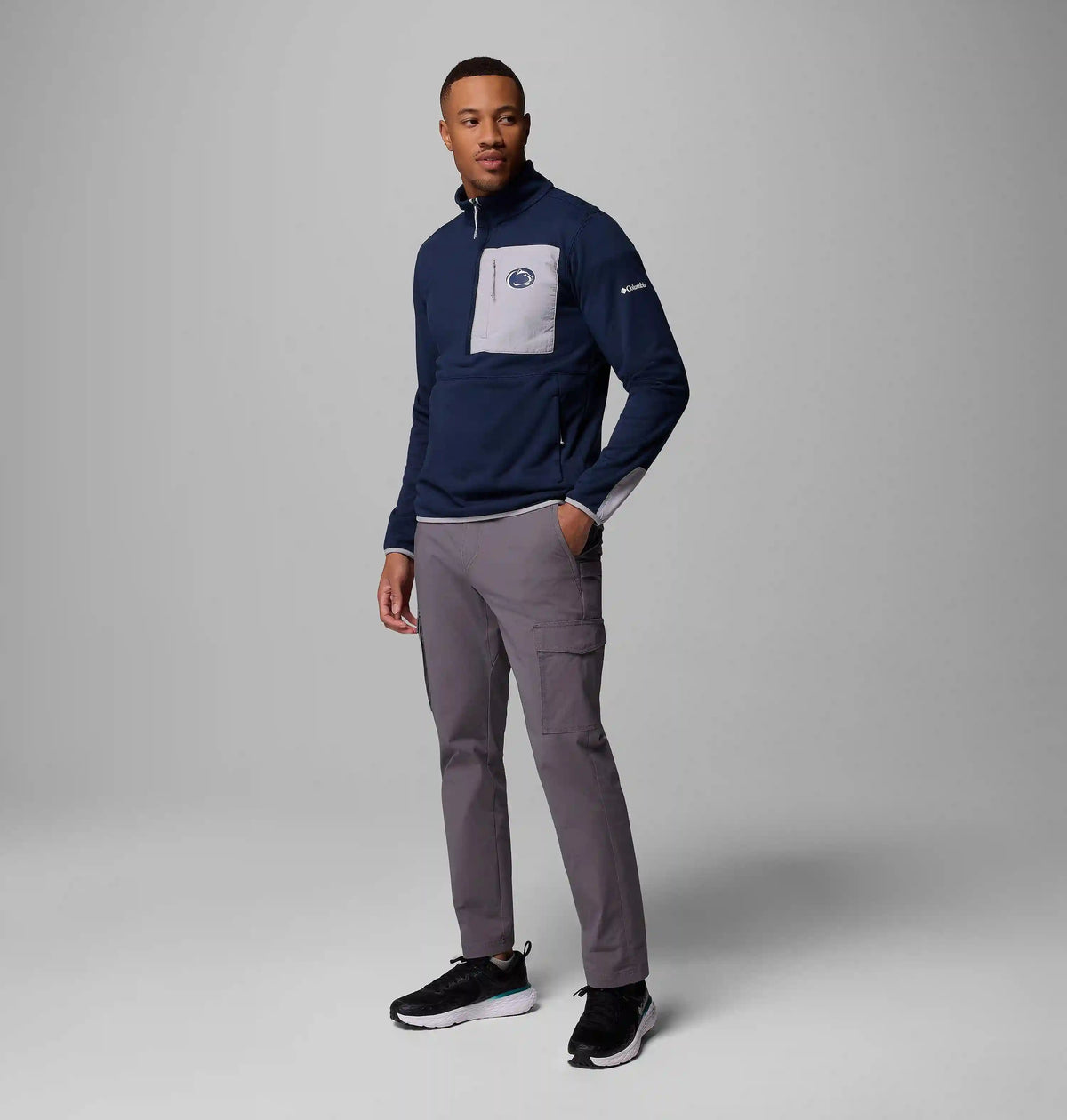 Men's Collegiate Columbia Hike Half Zip Jacket - Penn State