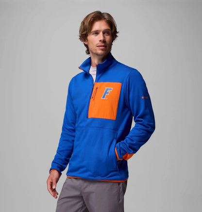 Men's Collegiate Columbia Hike Half Zip Jacket - Florida