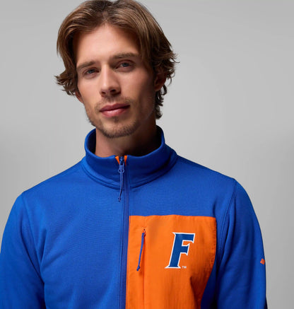 Men's Collegiate Columbia Hike Half Zip Jacket - Florida