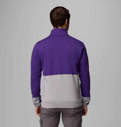 Men's Collegiate Columbia Hike Half Zip Jacket - LSU