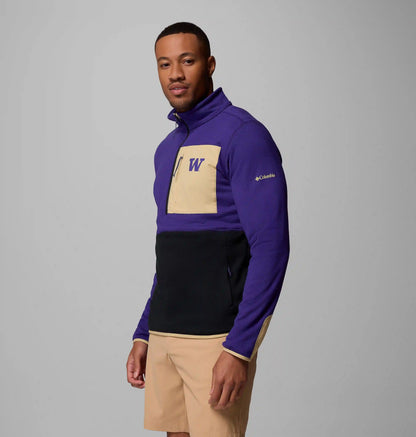 Men's Collegiate Columbia Hike Half Zip Jacket - Washington