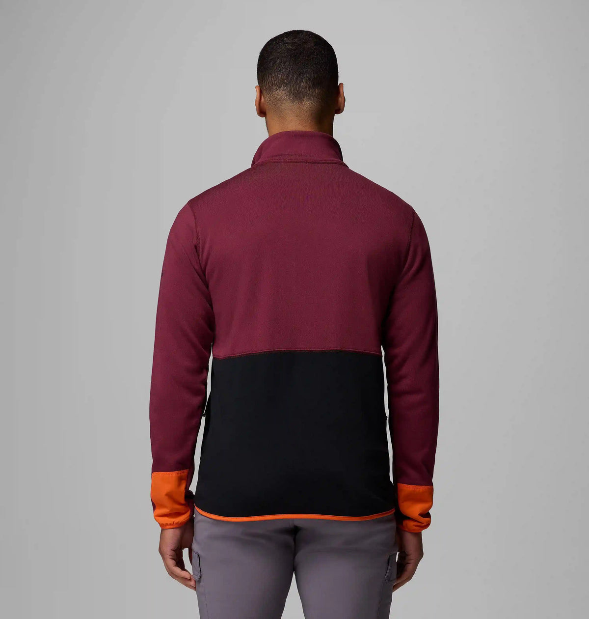 Men's Collegiate Columbia Hike Half Zip Jacket - Virginia Tech