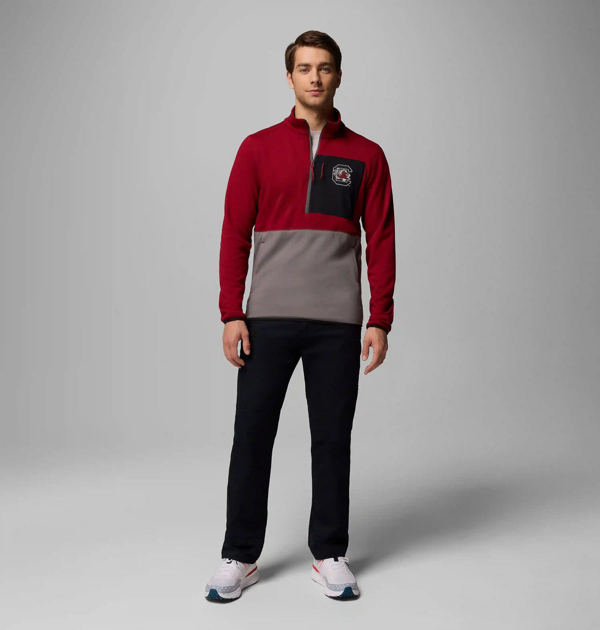 Men's Collegiate Columbia Hike Half Zip Jacket - South Carolina
