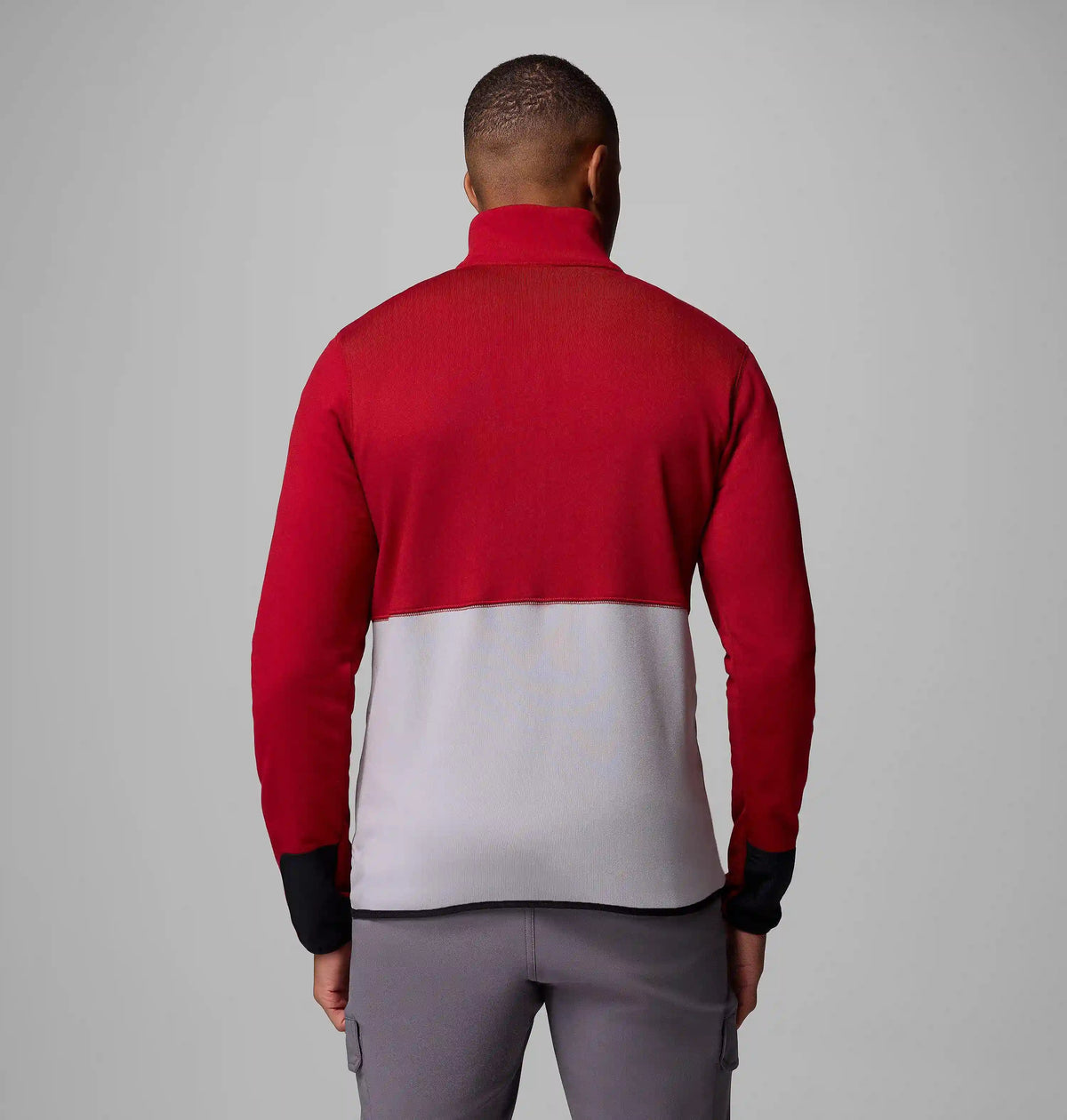 Men's Collegiate Columbia Hike Half Zip Jacket - Alabama