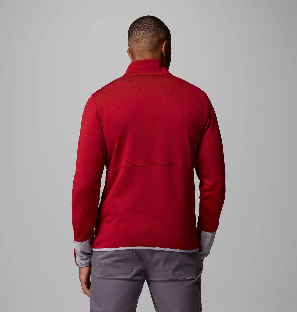 Men's Collegiate Columbia Hike Half Zip Jacket - Oklahoma