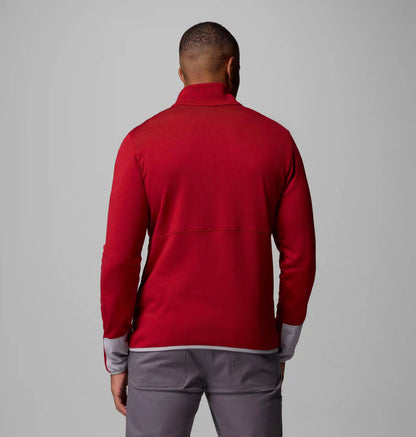 Men's Collegiate Columbia Hike Half Zip Jacket - Oklahoma