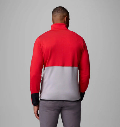 Men's Collegiate Columbia Hike Half Zip Jacket - Nebraska