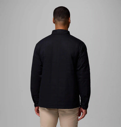 Men's Collegiate Campus Roam Quilted Shirt Jacket - Wisconsin