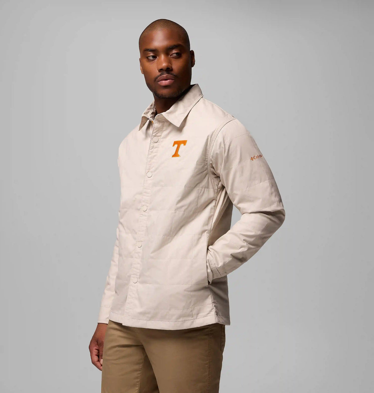 Men's Collegiate Campus Roam Quilted Shirt Jacket - Tennessee