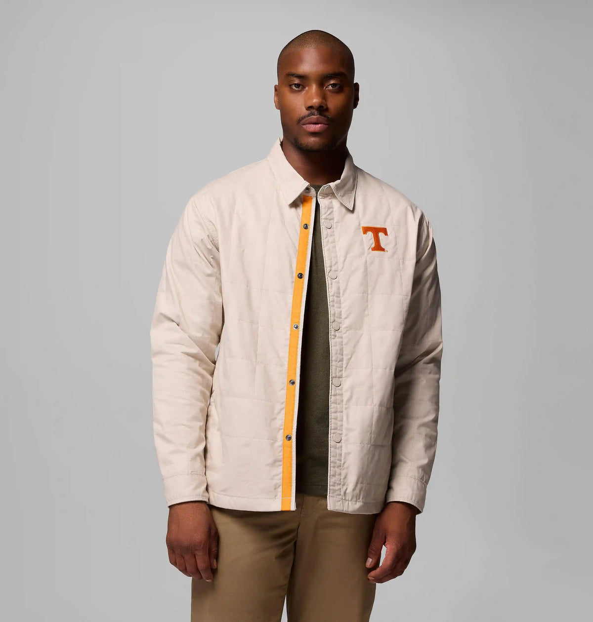 Men's Collegiate Campus Roam Quilted Shirt Jacket - Tennessee