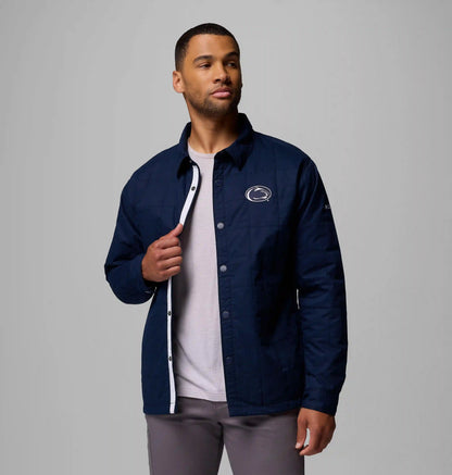 Men's Collegiate Campus Roam Quilted Shirt Jacket - Penn State