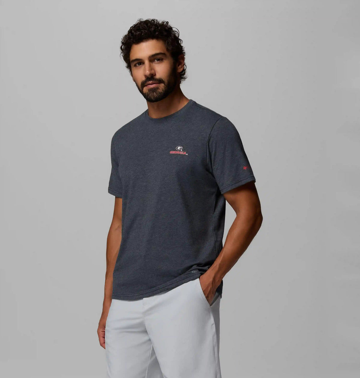 Men's Collegiate PFG Short Sleeve Shirt - Georgia